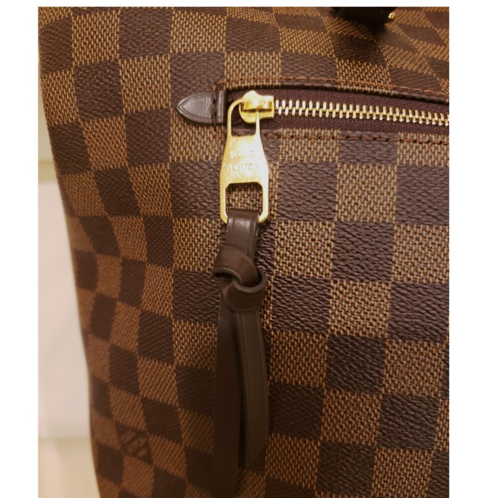 Louis Vuitton Made in France Large Handbag/Shoulder Bag Ebene Iena MM #FL4199 - Picture 11 of 16